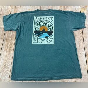 Nature Backs Comfort Colors Green T Shirt Size XL